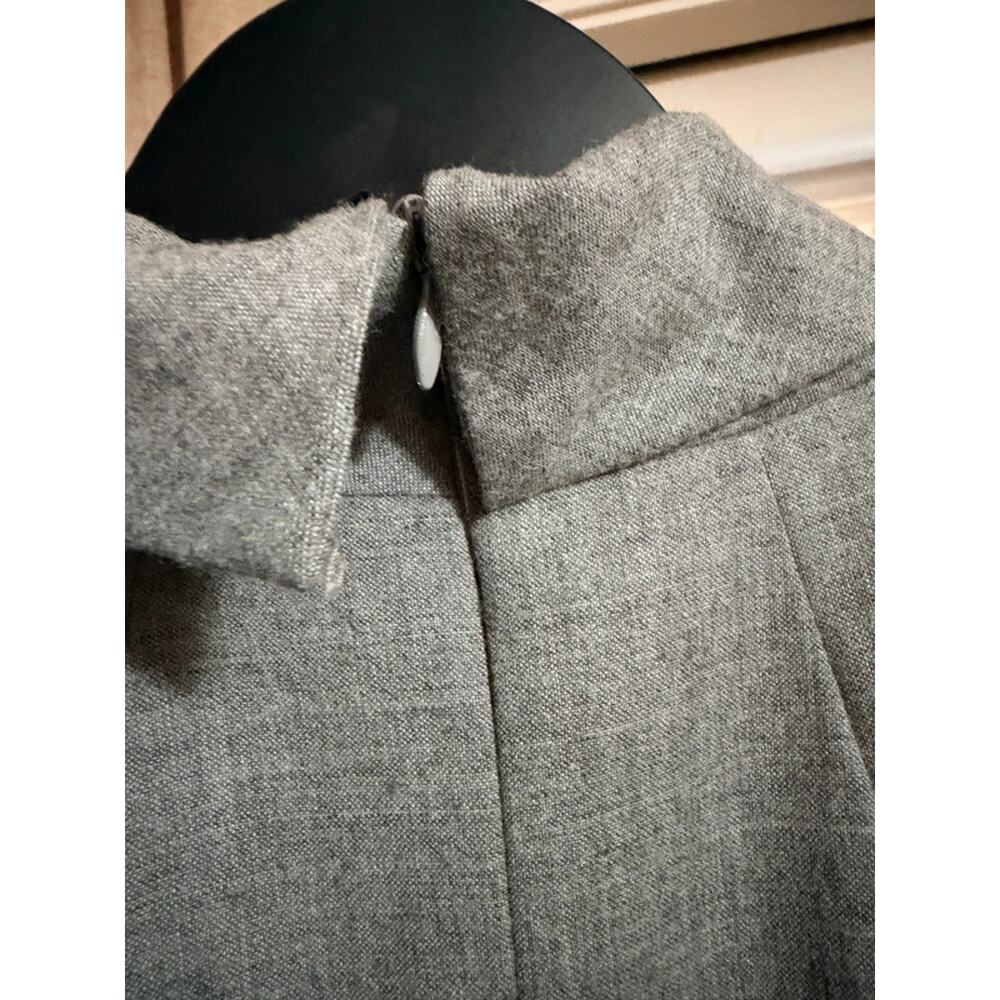 Banana Republic Wool Blend Gray Dress Mod 4 1963 - Picture 3 of 8